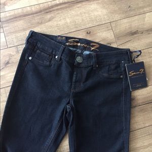 NWT Seven7 dark blue denim jeans
